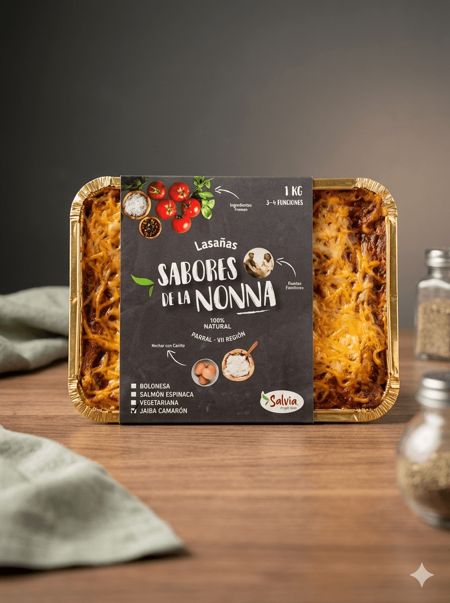 Lasaña 1kg boloñesa