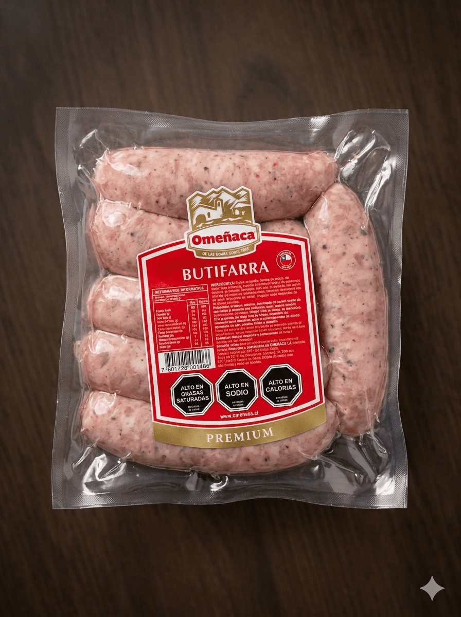 Butifarra omeñaca 500gr